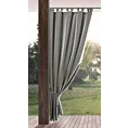 Zasłona stalowa z wodoodpornej tkaniny idealna do ogrodu i na taras 155x220 cm szelki/rzep GARDENIA