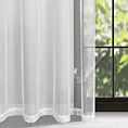 Firana biała z gęstej siateczki 140x250 cm przelotka MEGI