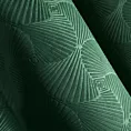 Zasłona welwetowa, zielona wytłaczana 40x250 cm przelotka - ELLEN - Design 91