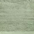 Ręcznik kąpielowy 50x90 cm bawełniany kolor miętowy z bawełny egipskiej zdobiony pasami 500 g/m2 LAVIN