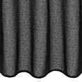 Zasłona czarna  z moherowej tkaniny 140x270 cm taśma - AGIS