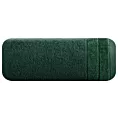 Ręcznik kąpielowy 70x140 cm bawełniany kolor ciemnozielony z welwetową bordiurą 500 g/m2 DAMLA