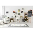 Dywan do pokoju dziecięcego z motywem balonów, chmurek i gwiazdek