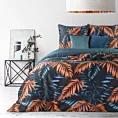 EUROFIRANY NOVA Komplet pościeli OVIEDO z wysokogatunkowej satyny bawełnianej z nadrukiem kolorowych liści