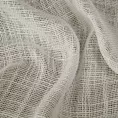 Zasłona szyta na taśmie 5 cm naturalna o naturalnym, luźnym splocie w stylu eko