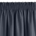 Zasłona granatowa z tkaniny lureksowej 140x270 taśma - AGGIE