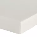 Prześcieradło z gumką 220x200 cm z bawełny kolor kremowy 105 g/m2 BASIC