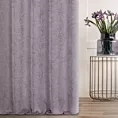Zasłona szyta na taśmie 5 cm liliowa miękka, szenilowa tkanina o wyraźnym splocie i delikatnym połysku