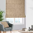 Roleta rzymska STONE beżowa z grubej welwetowej tkaniny w drobny połyskujący wzór