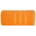 Ręcznik kąpielowy 100x150 cm bawełniany kolor pomarańczowy z ozdobną bordiurą 500 g/m2 MILO