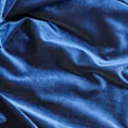 Poszewka szyta SAFARI niebieska z miękkiej welwetowej tkaniny z połyskiem