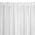 Firana biała z gładkiego matowego woalu 300x250 cm taśma LUCY