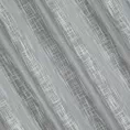 Zasłona szara o płóciennym splocie w stylu eko 140x250 cm przelotka - LIREN