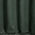 Zasłona szyta na taśmie 5 cm DORA - HIT ciemnozielona z miękkiej tkaniny o welurowej strukturze