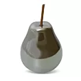 Gruszka - figurka ceramiczna SIMONA z perłowym połyskiem