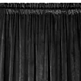 Zasłona welwetowa czarna 135x300 cm taśma - ROSA - Design 91