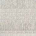 Ręcznik kąpielowy 50x90 cm bawełniany kolor beżowy podkreślony bordiurą tkaną w wypukłe paski 500 g/m2 ROME