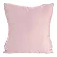 Poszewka na poduszkę 40x40 cm z satyny bawełnianej pudrowo różowa NOVA