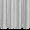 Zasłona szyta na taśmie 5 cm jasnoszaro popielata z tkaniny o wyraźnym splocie z efektem melanżu