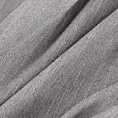 Zasłona szyta na taśmie 5 cm szara z tkaniny o naturalnym splocie z efektem melanżu