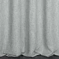 Zasłona szyta na taśmie 5 cm szara z tkaniny typu bukla z efektem melanżu