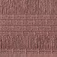 Ręcznik kąpielowy 50x90 cm bawełniany kolor ciemnoróżowy podkreślony bordiurą tkaną w wypukłe paski 500 g/m2 ROME