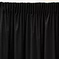 Zasłona welwetowa czarna gładka 140x270 taśma - SIBEL - Pierre Cardin