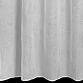 Zasłona biało, srebrna z siateczki w stylu boho 140x250 cm przelotka - LORI