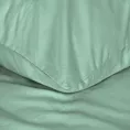 Pościel 160x200 cm bawełniana gładka kolor miętowy NOVA 3