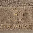 Ręcznik do rąk 30x50 cm bawełniany kolor beżowy z haftowanym logiem Eva Minge 550 g/m2 GAJA