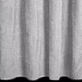 Zasłona srebrna zdobiona falbanami z moherowej tkaniny 140x250 cm przelotka - AGIS