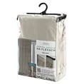 Zasłona beżowa z welwetowej tkaniny 80x270 cm (wymiar podany na gotowo) system flex - MELANIE