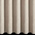 Zasłona beżowa z szenilowej tkaniny 140x270 cm  taśma - MEGI
