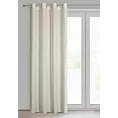 Zasłona naturalna z kreszowanej tkaniny w stylu eko 140x250 cm przelotka - ETNA