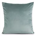 Poszewka na poduszkę 45x45 cm welwetowa, gładka szałwiowa o delikatnym połysku GAJA 1