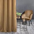 Zasłona miodowa z matowego welwetu 140x250 cm przelotka - ADELLE - Diva Line
