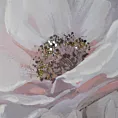 Obraz FLOWERY  ręcznie malowany na płótnie kwiat podkreślony lśniącymi akcentami