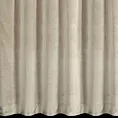 Zasłona beżowa z welwetowej tkaniny zdobiona głębokimi fałdami i guzikami 85x250 cm (wymiar podany na gotowo) szelki - ALITA
