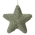 Ozdoba choinkowa IRIN gwiazdka z dzianiny w stylu eko