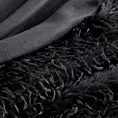 Koc z przyjemnego futerka 130x170 cm czarny ADORE