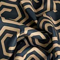 DESIGN 91 Zasłona JULIET z tkaniny typu oxford z motywem geometrycznym