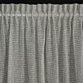 Zasłona srebrna z siateczki 140x270 cm taśma - EMILIA