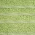 Ręcznik kąpielowy 70x140 cm bawełniany kolor jasnozielony z ozdobną bordiurą 500 g/m2 MILO