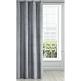 Zasłona stalowa z wytłaczanego welwetu 140x250 cm przelotka - JULIA