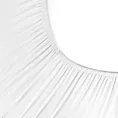 Prześcieradło jersey z gumką 90x200 cm z bawełny kolor biały 190 g/m2 Eurofirany Premium