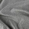 Zasłona szyta na taśmie 5 cm popielata z tkaniny w drobny dwukolorowy przeplatany wzór