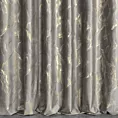 Tkanina zasłonowa z welwetu zdobiona złotym marmurkowym wzorem