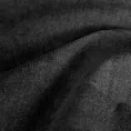 Zasłona szyta na taśmie fala grafitowo ciemnopopielata z dwustronnej tkaniny zaciemniającej 100% blackout, o strukturze weluru