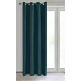 Zasłona petrol zaciemniająca gładka półmatowa 135x250 cm przelotka - LOGAN