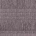 Ręcznik kąpielowy 50x90 cm bawełniany kolor fioletowy podkreślony bordiurą tkaną w wypukłe paski 500 g/m2 ROME